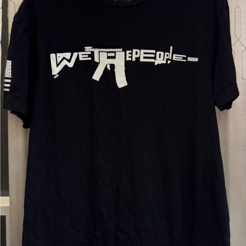 We The People Black Tee
